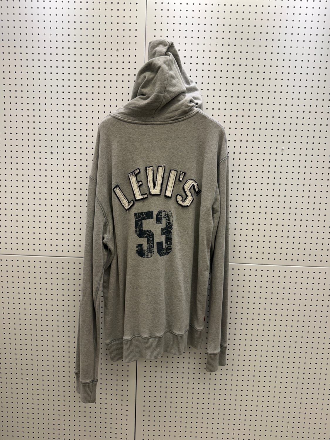 리바이스 백로고 그레이 후드집업 U1632 상품이미지3