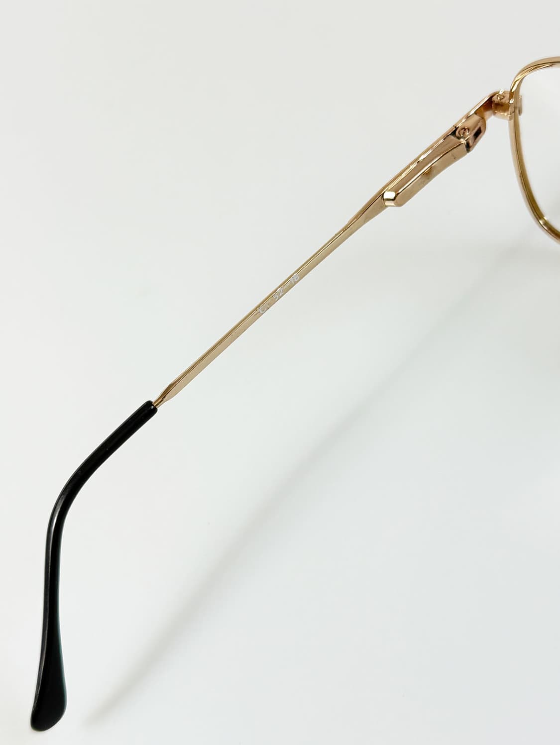 80s 유럽제 BRULIMAR 골드 클래식 스퀘어 빈티지 안경 상품이미지7