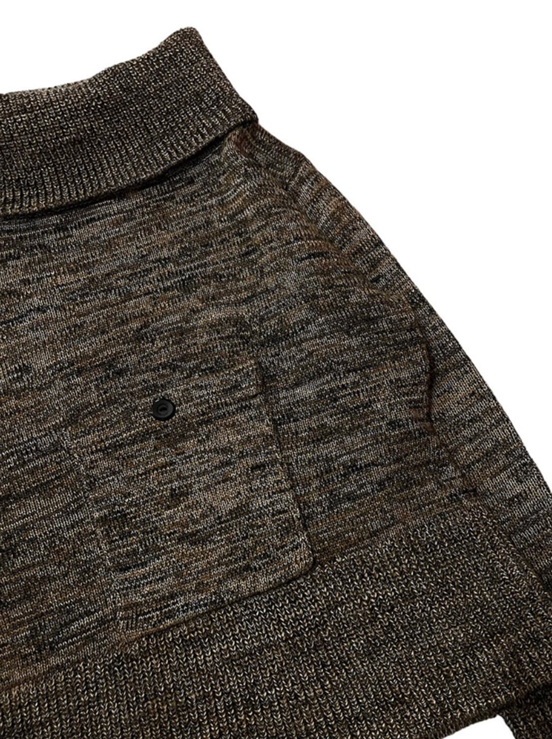 목폴라 포켓 디테일 니트 상품이미지2