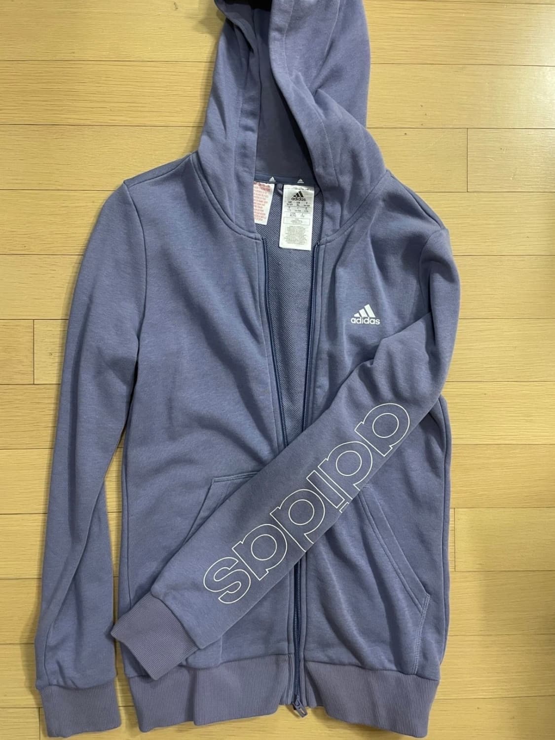 아디다스 라벤더 후드집업 상품이미지1