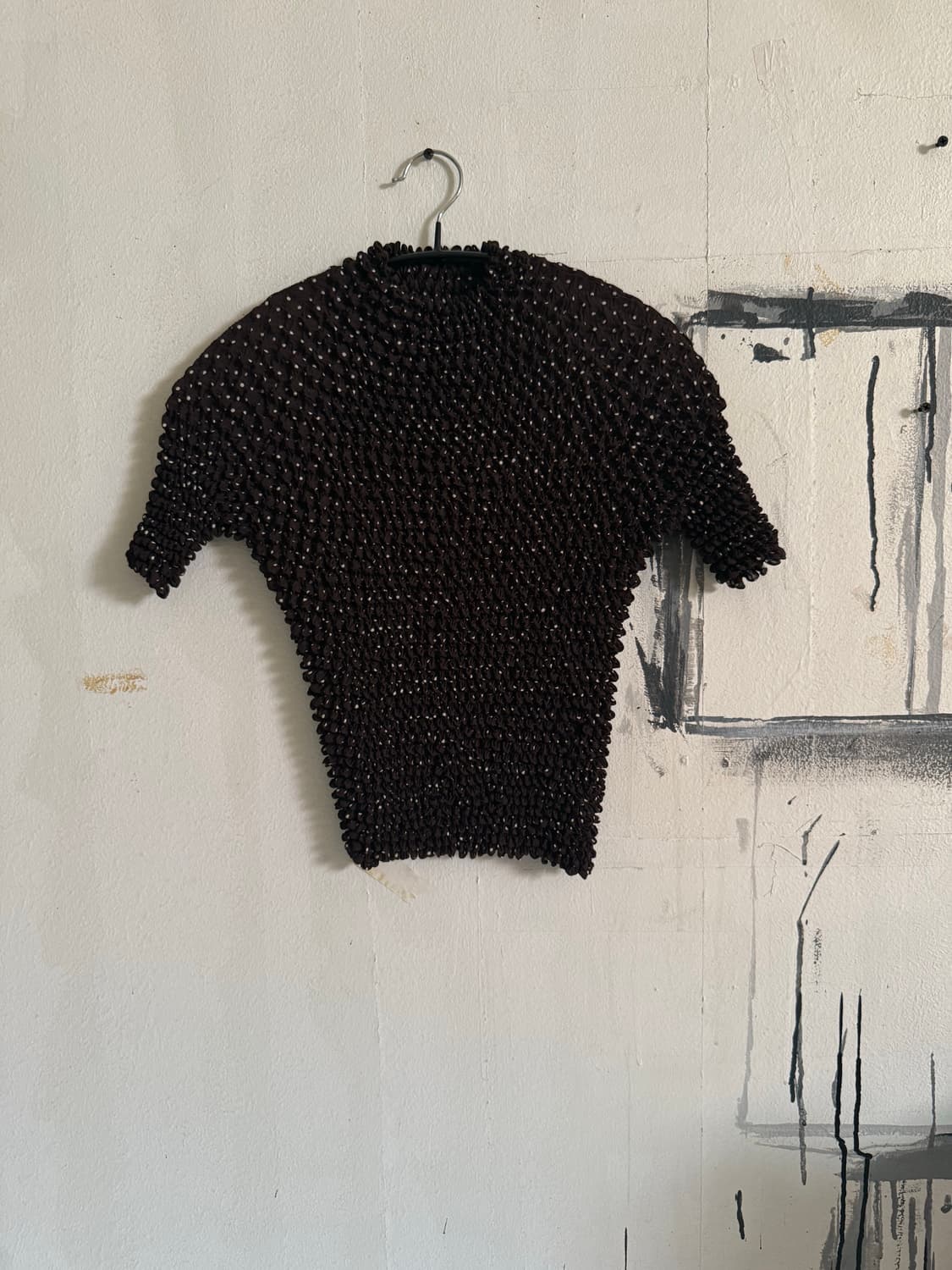 Dot Pleats Top 상품이미지2