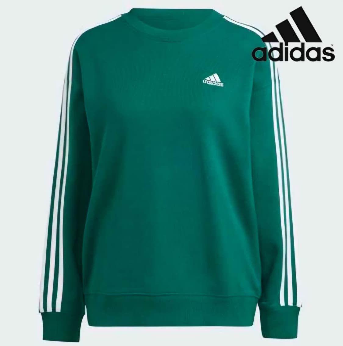 아디다스 우먼스 3S 스웨트셔츠 맨투맨 L 상품이미지1