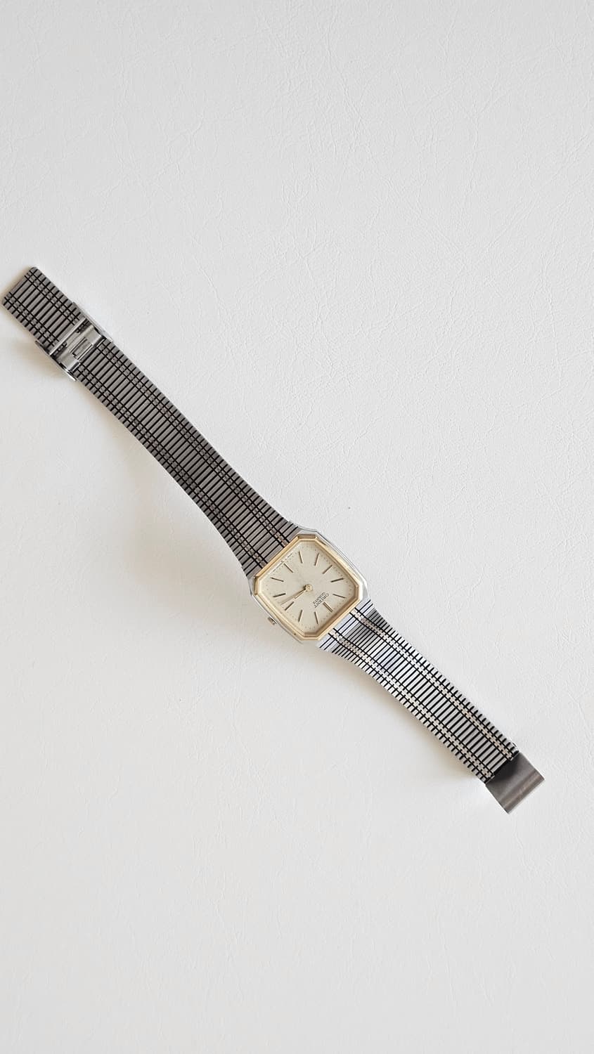 오리엔트 쿼츠 빈티지 메탈시계 상품이미지5