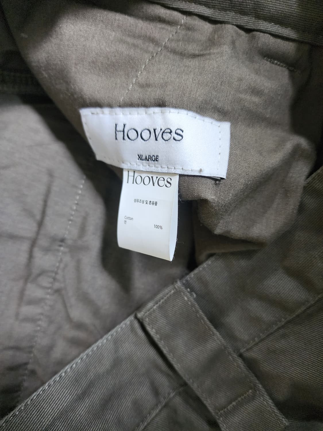 후브스 커브드 필드 포켓 팬츠 [카키브라운] XL 상품이미지4