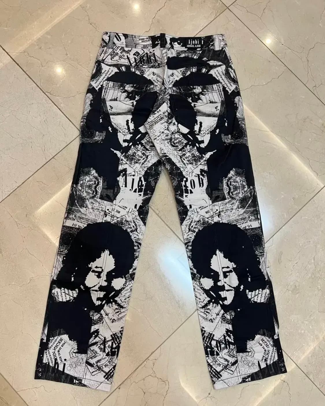 Abigail Ajobi 프린팅 팬츠 28-29 상품이미지2