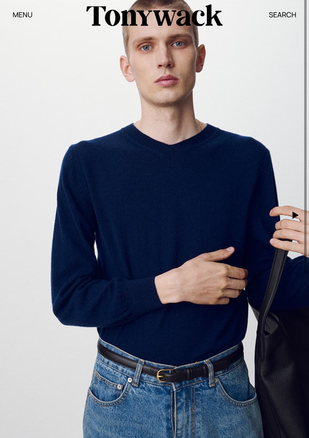 토니웩 브이넥 니트 xl 상품이미지1