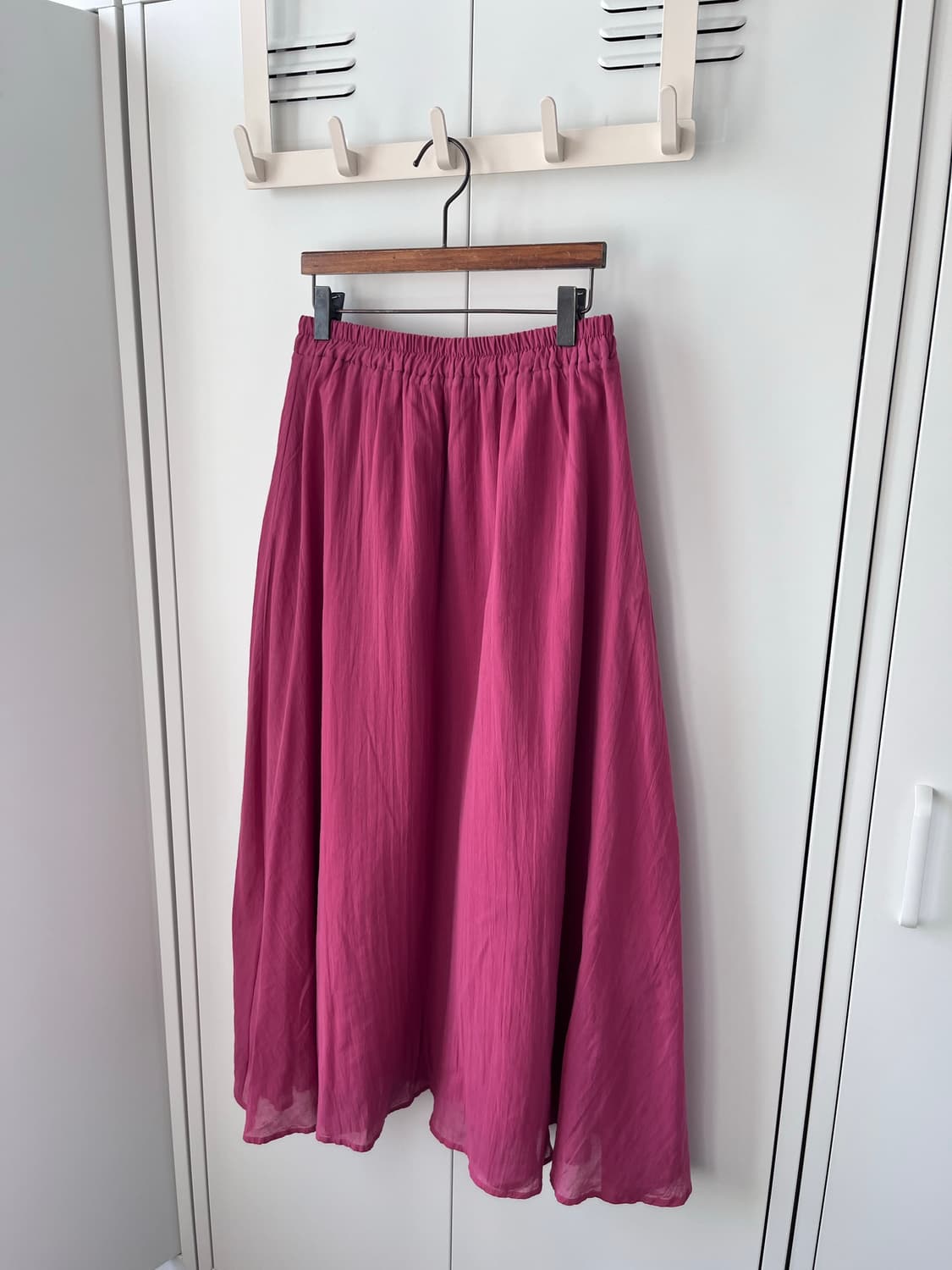 Vintage 하구미 핫핑크 롱 스커트 상품이미지2