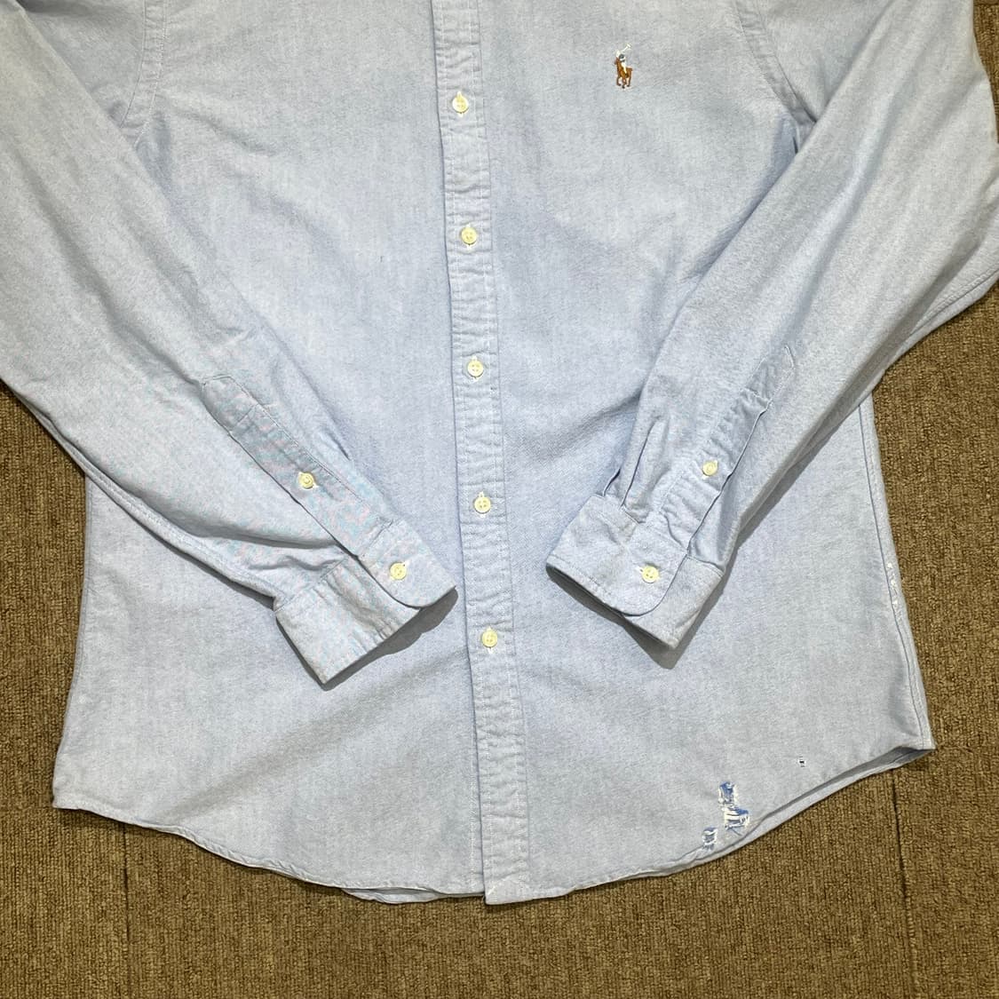  (L) POLO 폴로 랄프로렌 솔리드 셔츠 슬림핏   상품이미지5