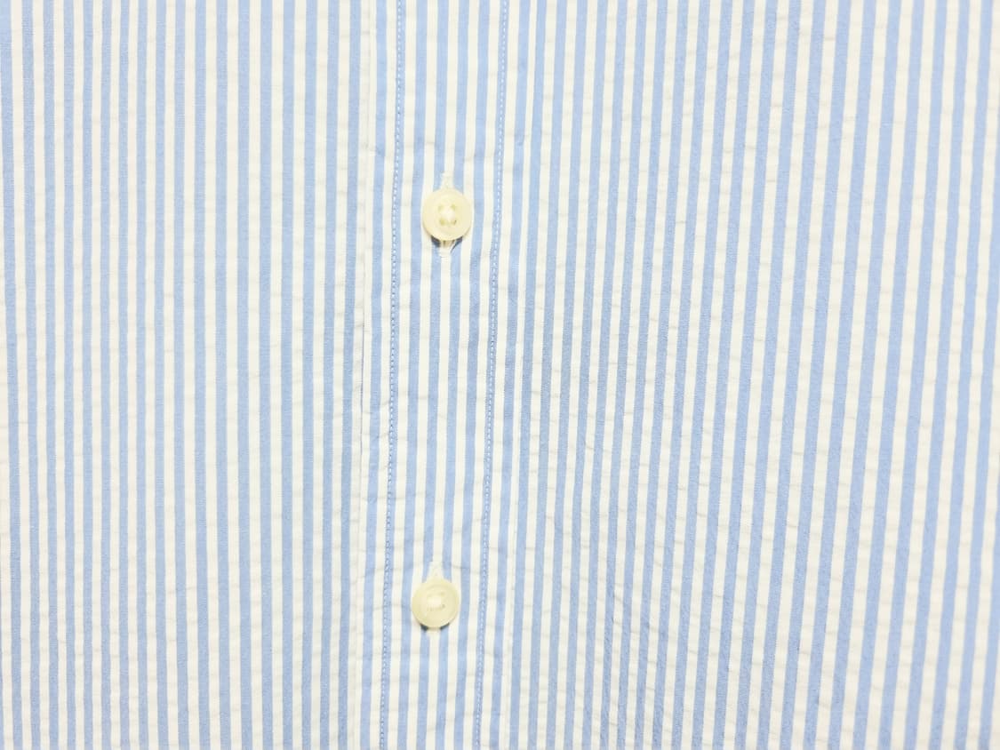 남성 레어 폴로 시어서커 스카이 블루 하늘색 긴팔 남방 셔츠 상품이미지5