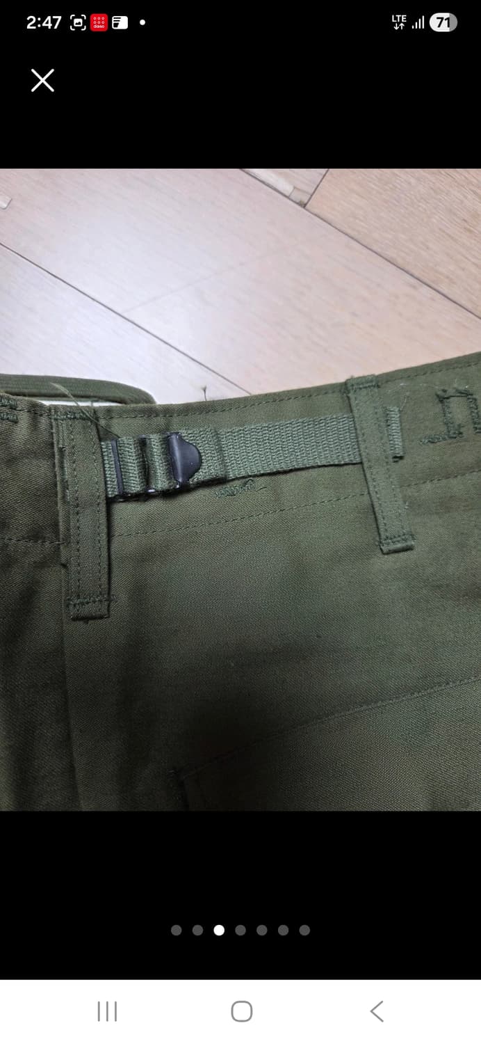 미군 M-65 필드 팬츠 롱-스몰 사이즈의 새제품  상품이미지3