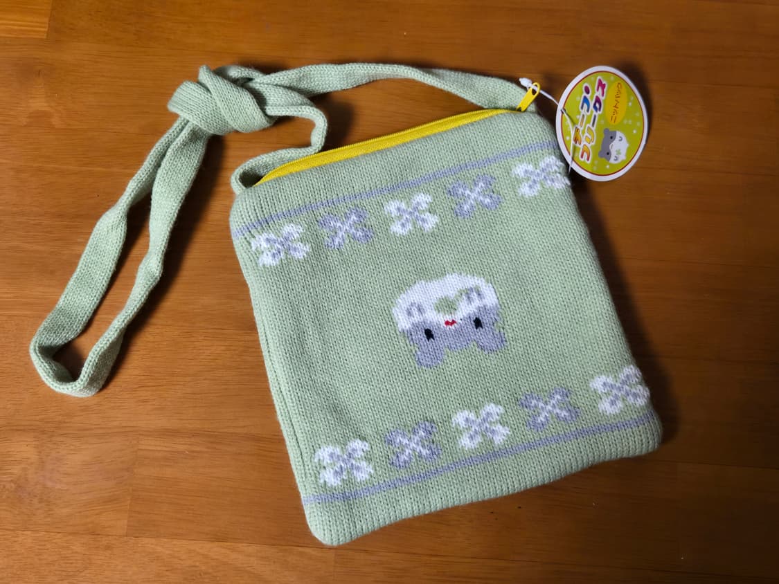 산엑스 햄찌 니트가방 상품이미지1