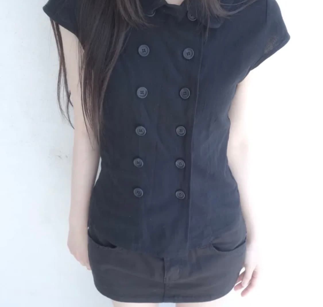 젤레나 버튼 반팔 셔츠 상품이미지2