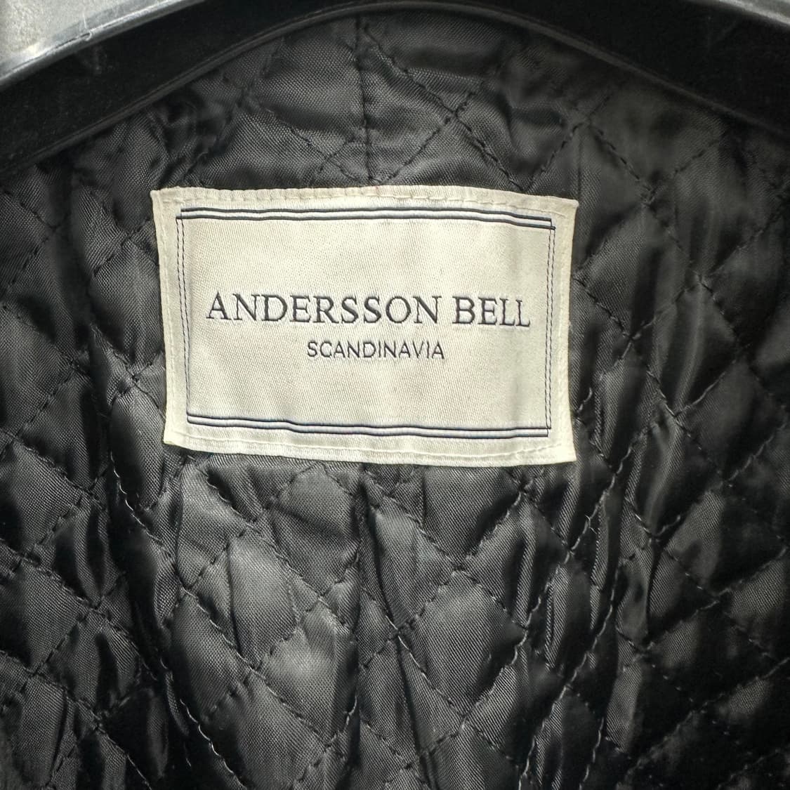 95 엔더슨벨 남자 스탠다드핏 원버튼 더블 코트 상품이미지4