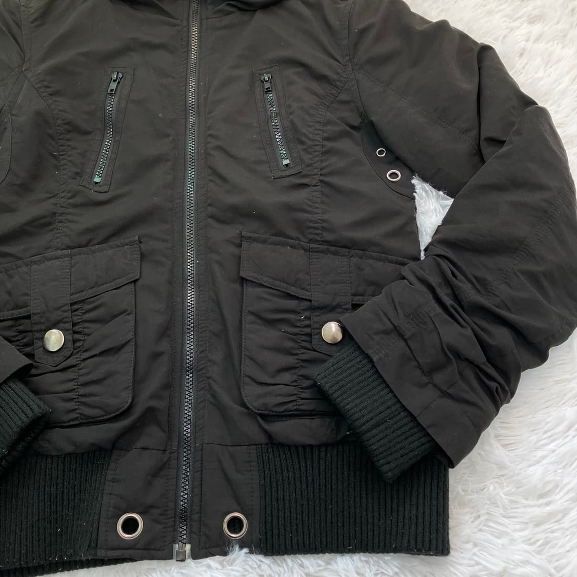 빈티지 셔링 터틀넥 점퍼 761 y2k 스트릿 갸루 펑키 일본빈티지  상품이미지5