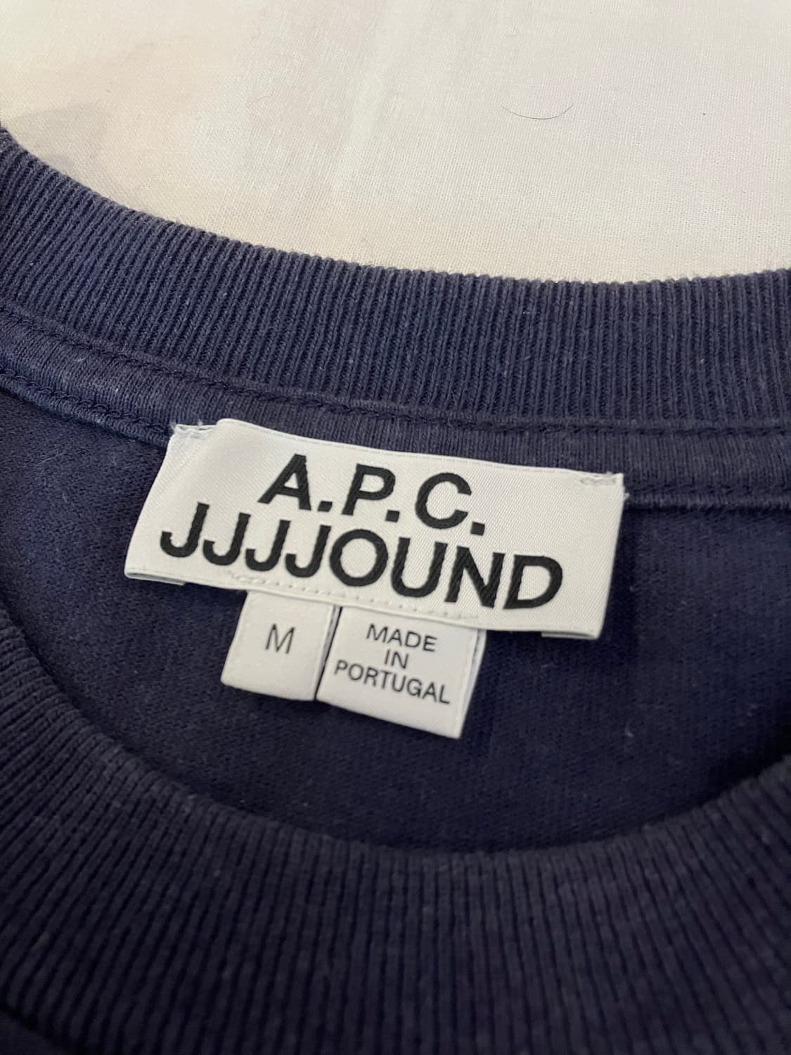 APC X JJJJOUND 반팔 티셔츠 네이비 상품이미지4