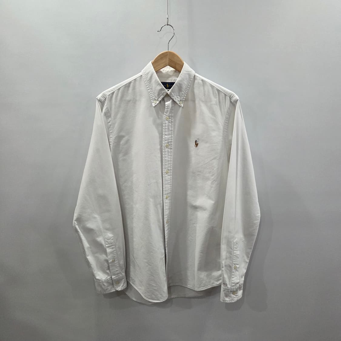 폴로랄프로렌 버튼다운 옥스포드 셔츠 화이트 M 상품이미지1