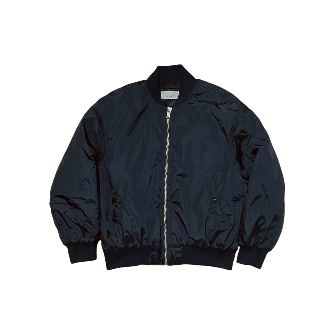 Yoke Gather Quilted Lining Bomber Jacket 상품이미지3