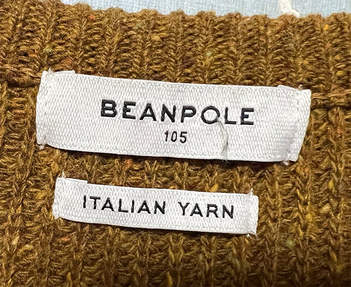 빈폴 남자 골지니트 암포켓 겨울 캐주얼 L 100 상품이미지4