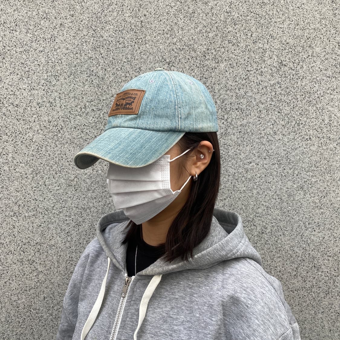 리바이스 투호스 패치 데님 볼캡 상품이미지1