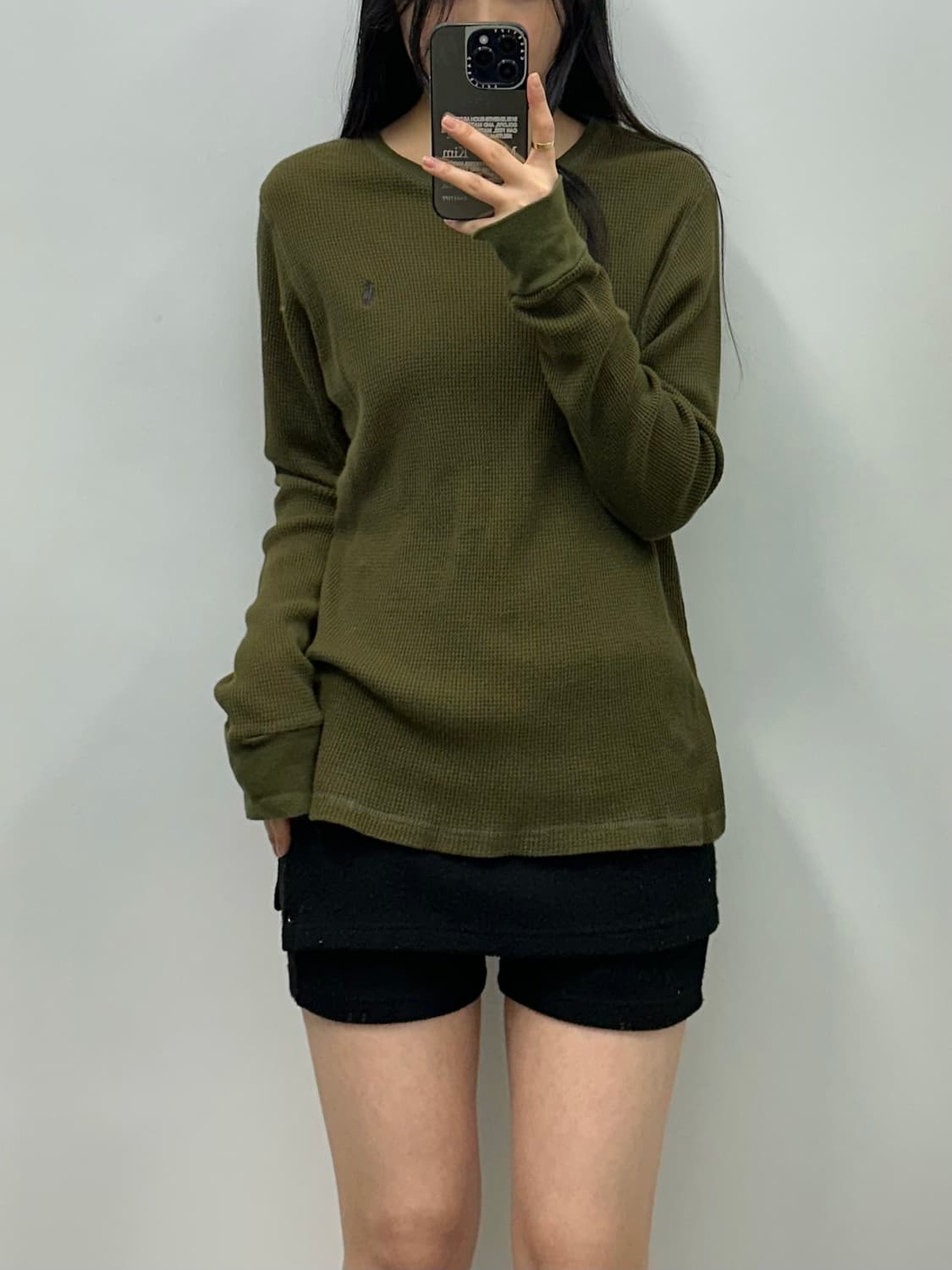 폴로 랄프로렌 신형 카키 와플 니트 상품이미지1