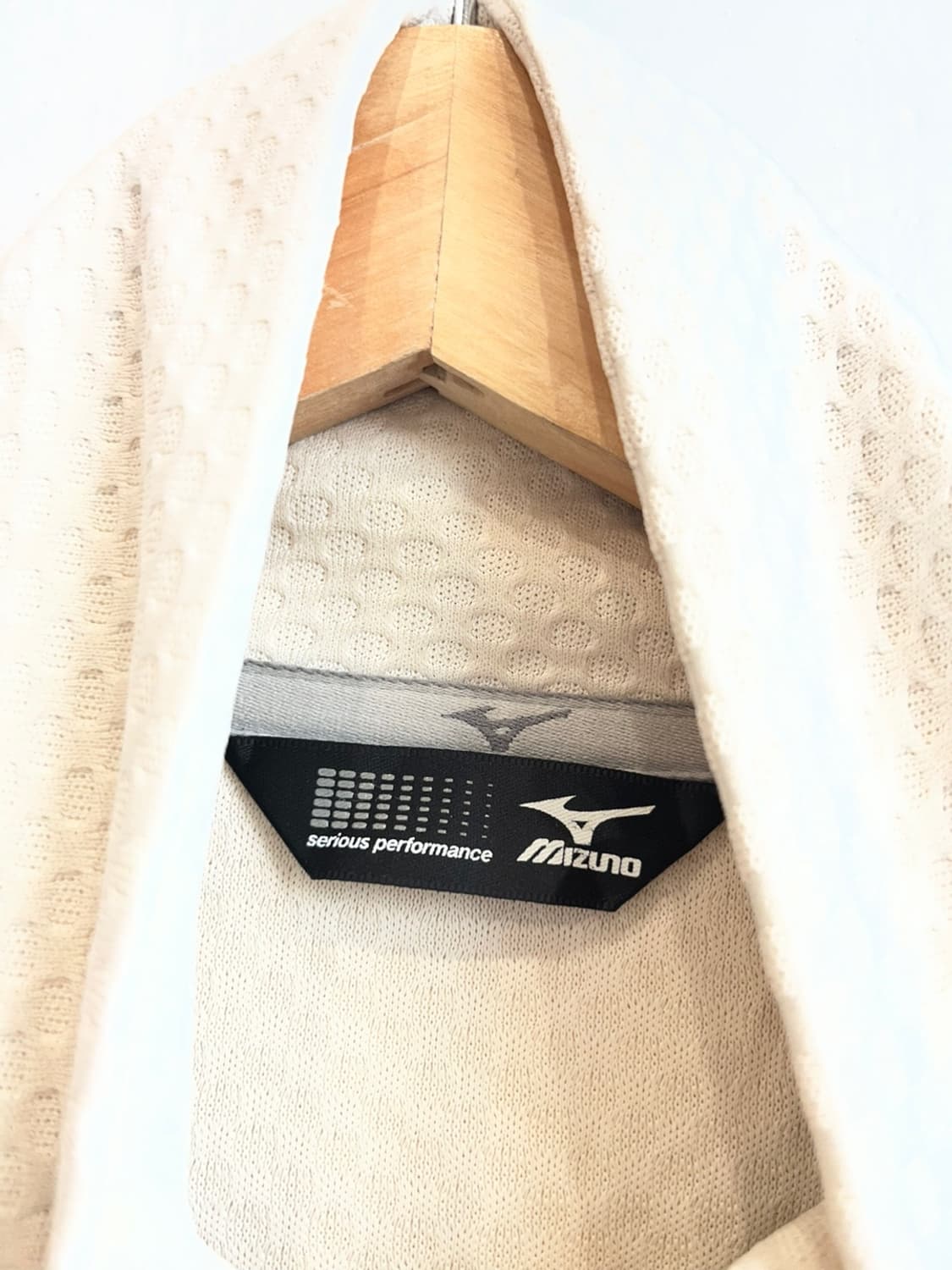 미즈노 로고 스포츠 하프집업 롱슬리브 탑 M 상품이미지4