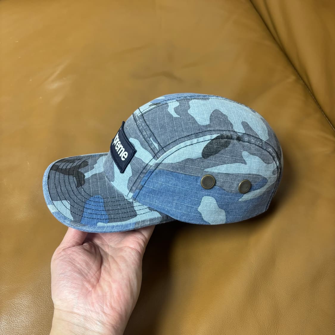 슈프림 캠프캡 모자 박스로고 밀리터리 카모 상품이미지4