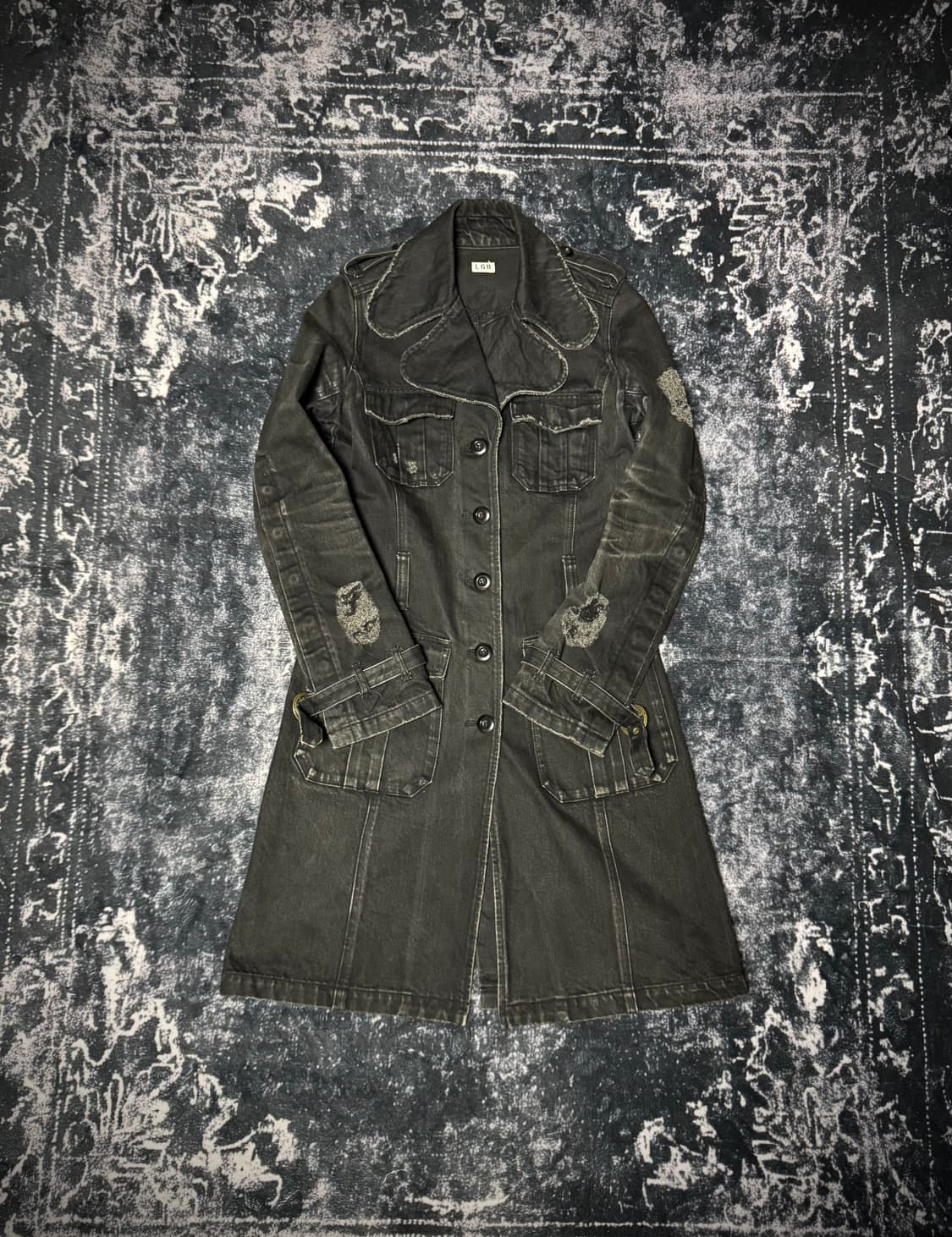 L.G.B OOs archive distressed denim coat 상품이미지1