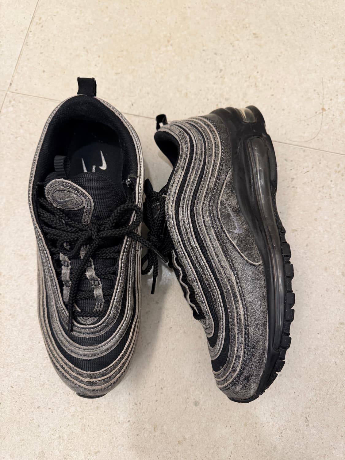 나이키 x 꼼데가르송 에어맥스 97 블랙 상품이미지3