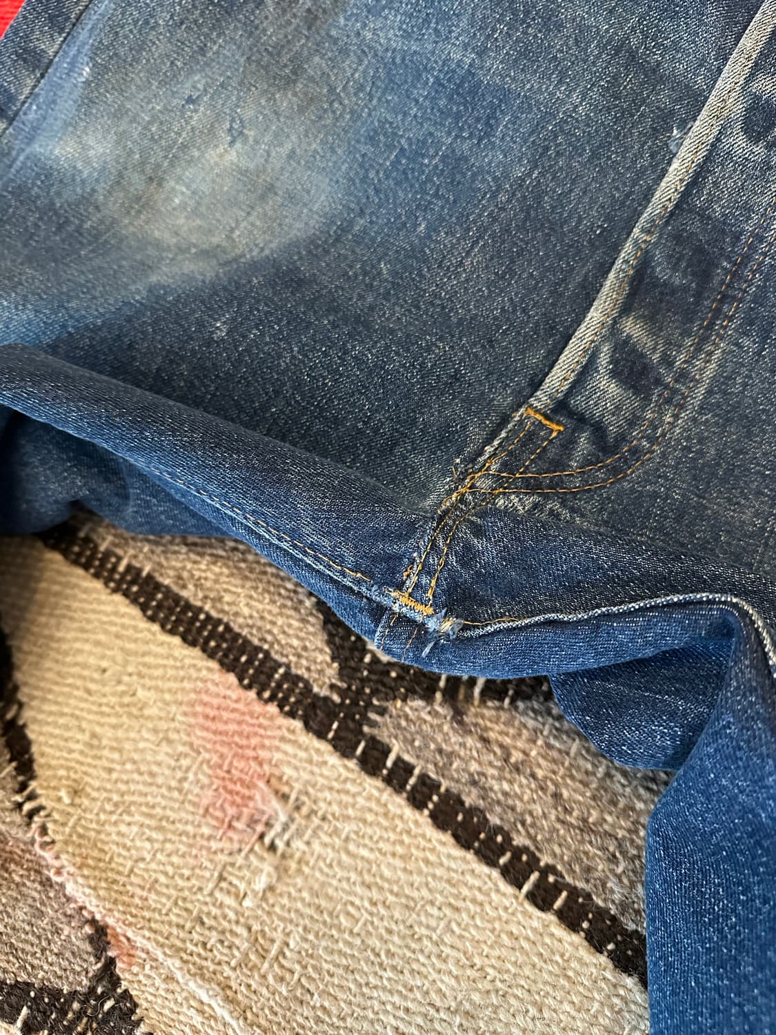 70s USA LEVIS 501 66전기 denim pants 상품이미지3