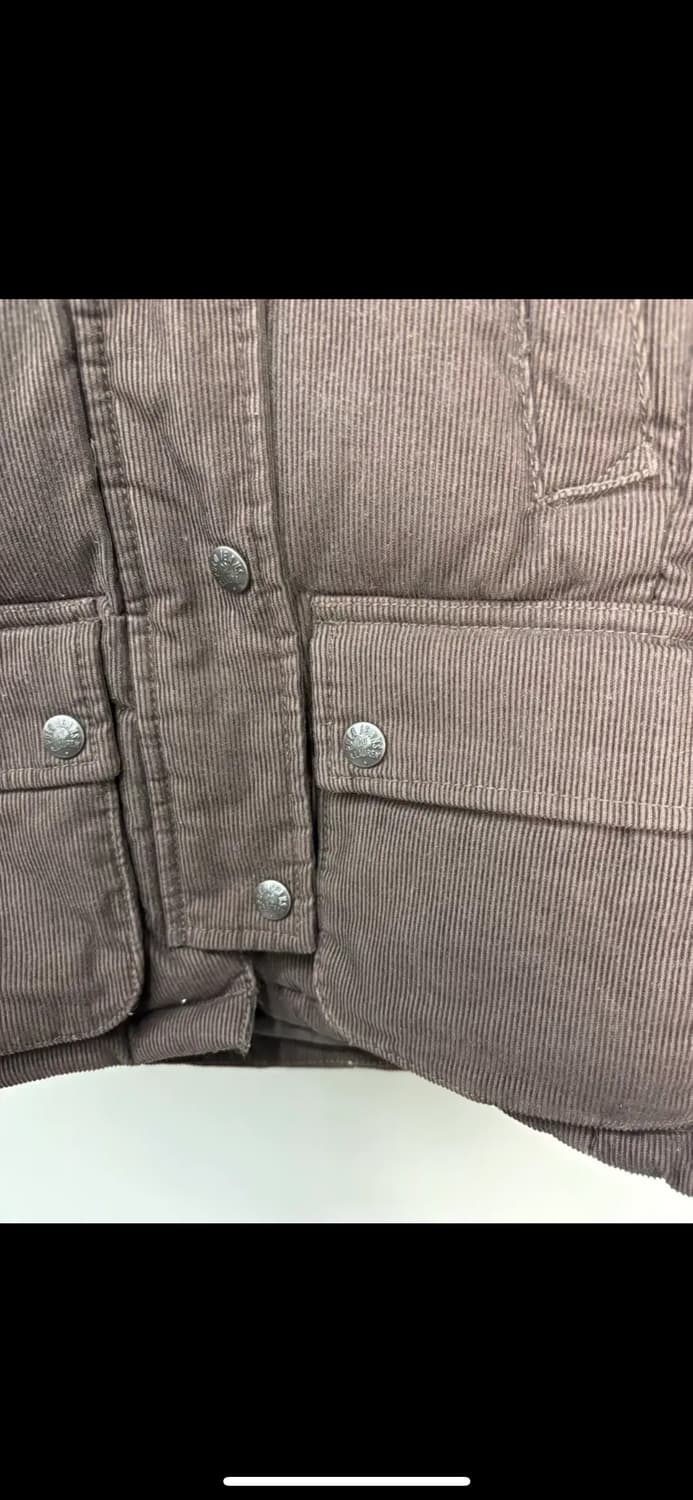 폴로진스컴퍼니 코듀로이 패딩 베스트 (퍼 탈부착 가능) H1589 상품이미지4