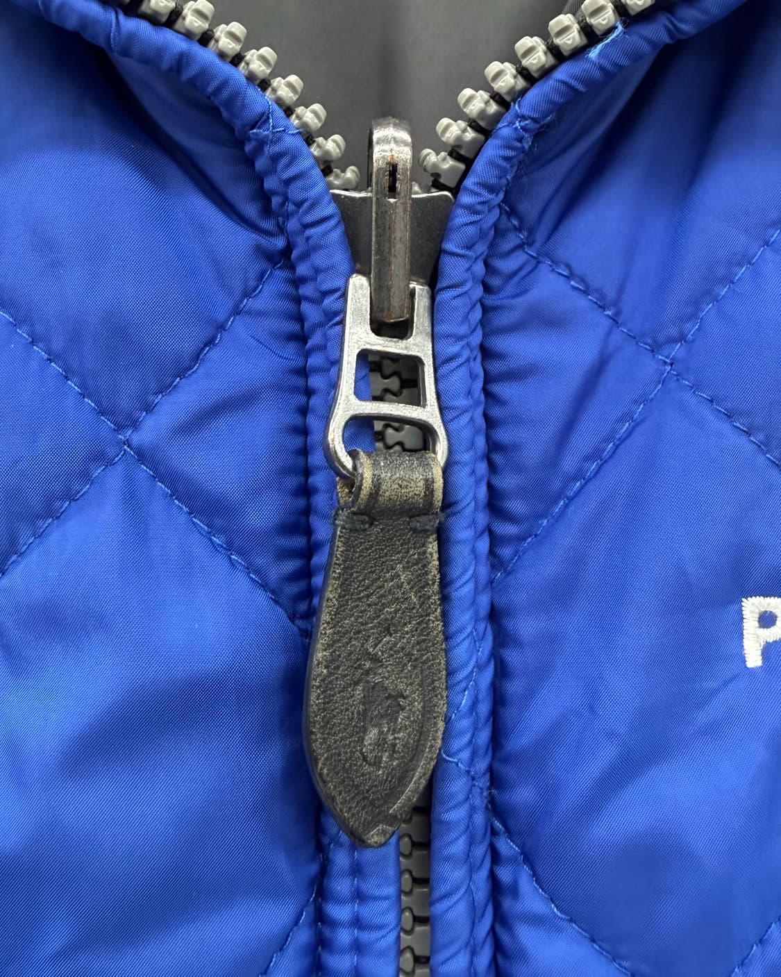 폴로 랄프로렌 00s 스위스 크레스트 리버시블 퀼티드 봄버 자켓 상품이미지4