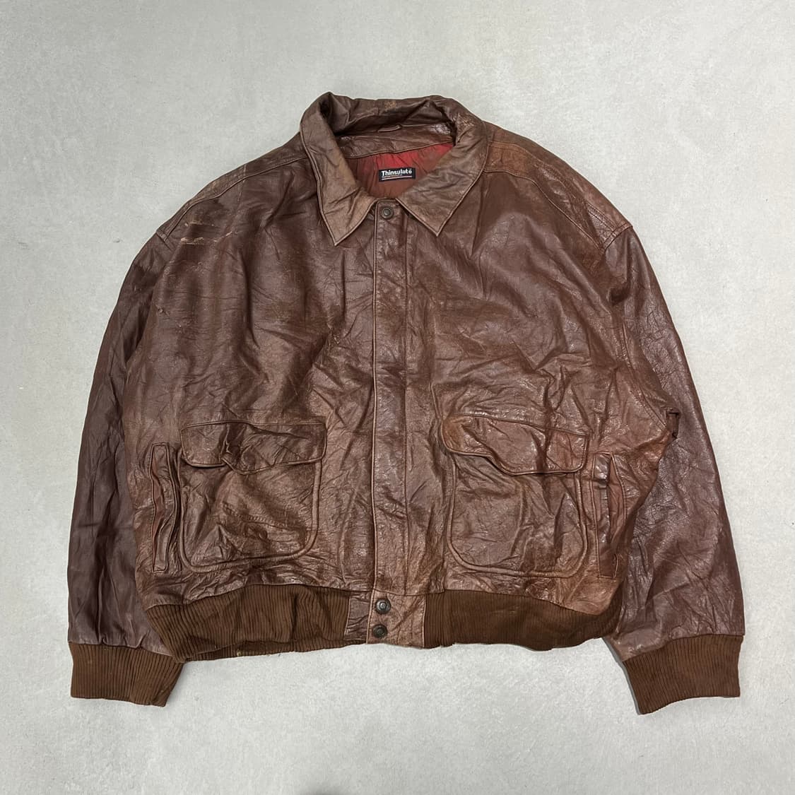 리얼레더 봄버자켓 s09066 상품이미지1