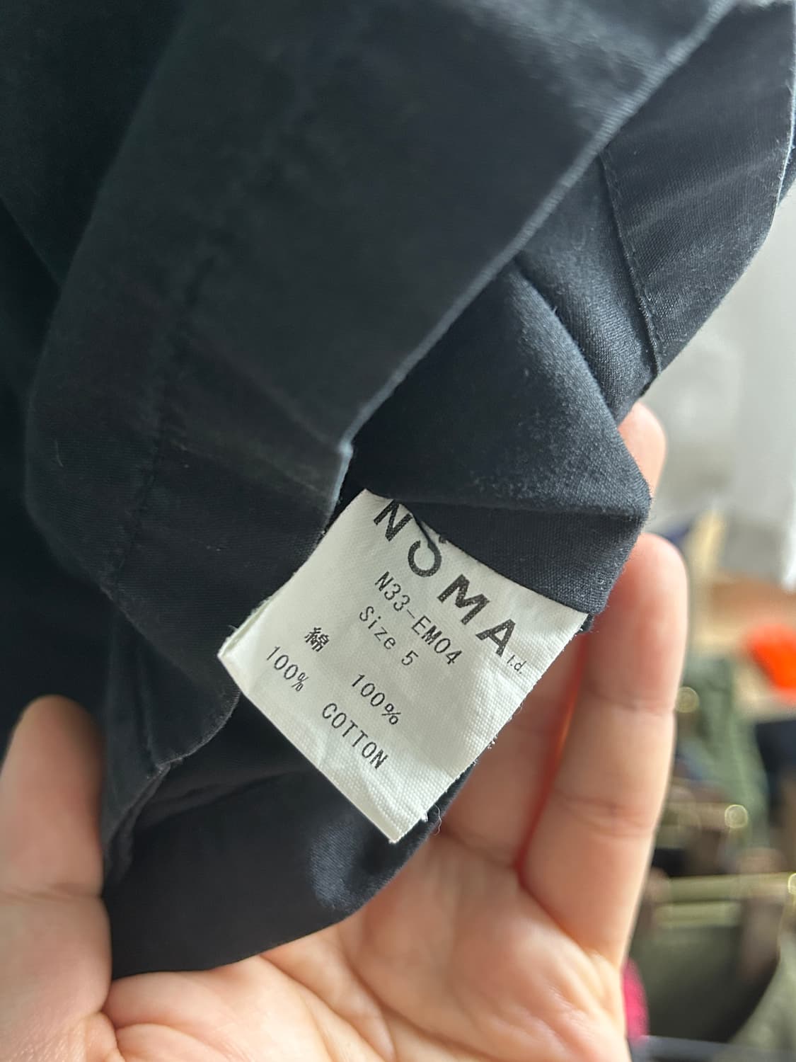 Noma t.d 오픈카라셔츠 상품이미지2
