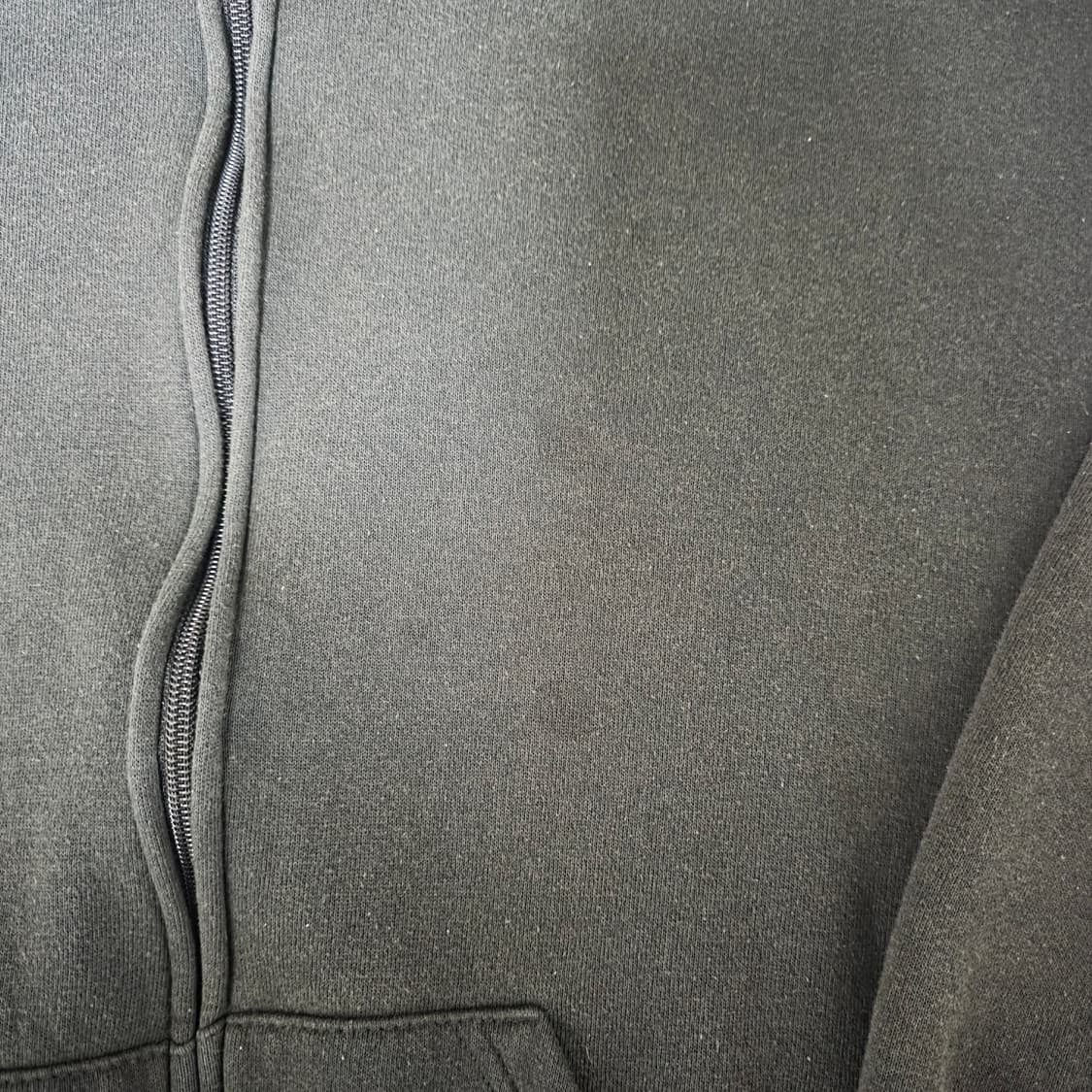 [XXL] 90s 빈티지 러셀 애슬레틱 후드집업 블랙 라이트페이드 상품이미지2