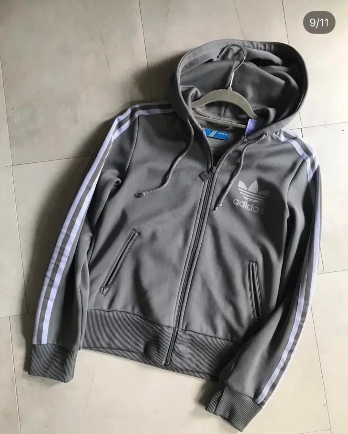 아디다스 빈티지 후드집업 라이프이즈웻 져지 상품이미지8