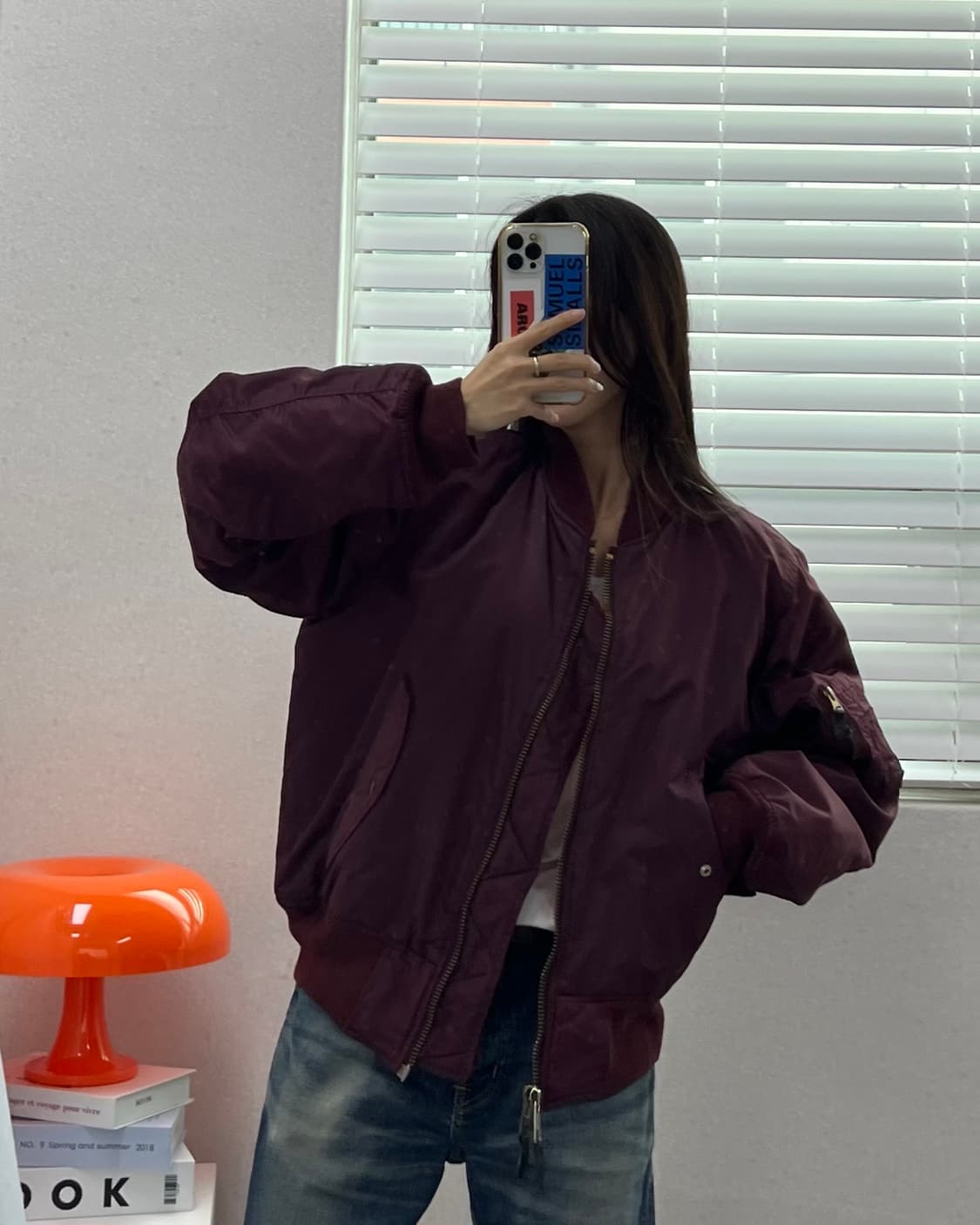 (M오버)빈티지 MA-1 항공점퍼-M1593 상품이미지1