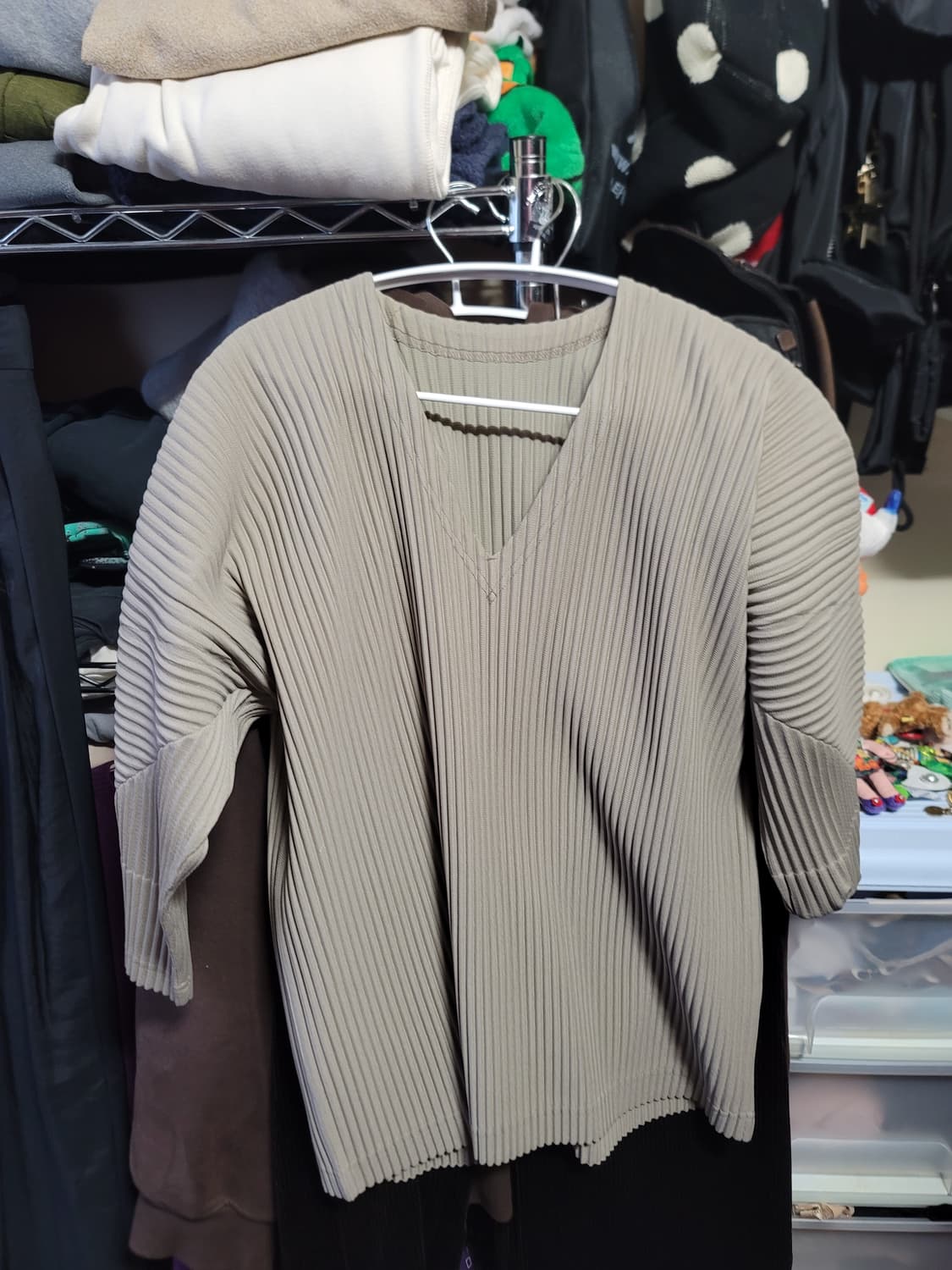 옴므플리세 7부 티셔츠  상품이미지1