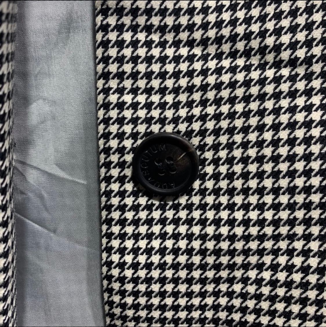 아쿠아 스큐텀 고방체크 블레이져 상품이미지5