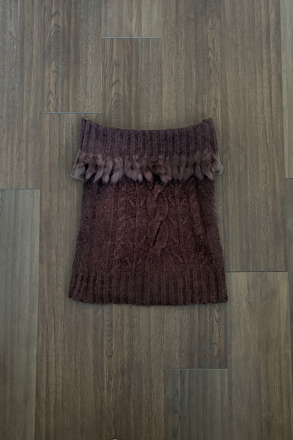 Brown Fur Vest 상품이미지4