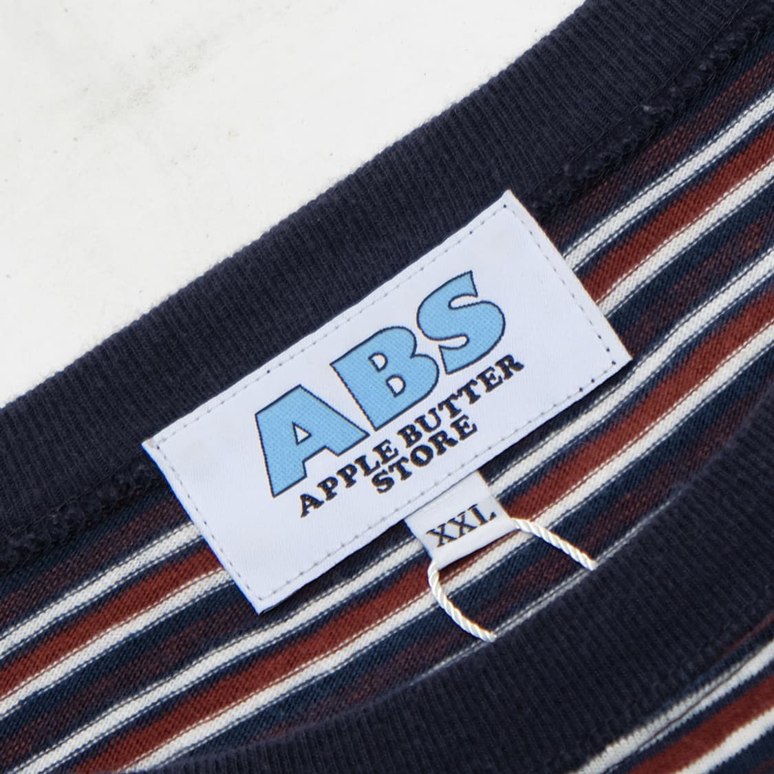 APPLE BUTTER STORE stripe pocket T  상품이미지4