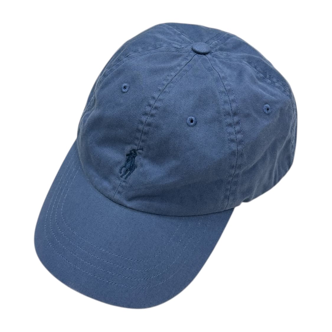 폴로랄프로렌 포니 코튼 치노 볼캡 모자 블루 상품이미지2
