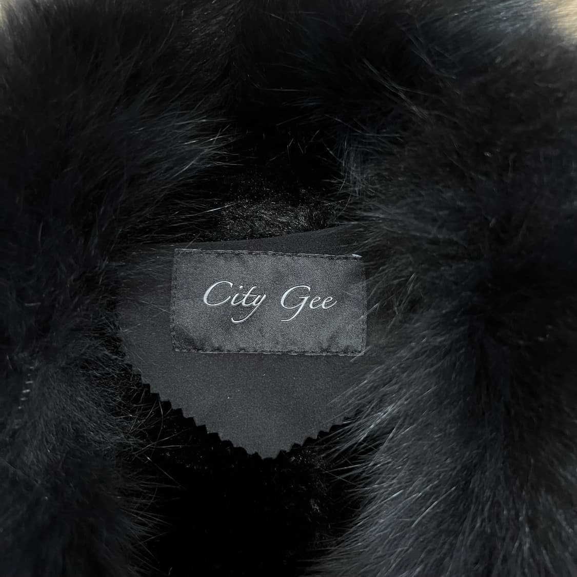 시티지 여성 스웨이드 무스탕 퍼자켓 [블랙] M/95 상품이미지4