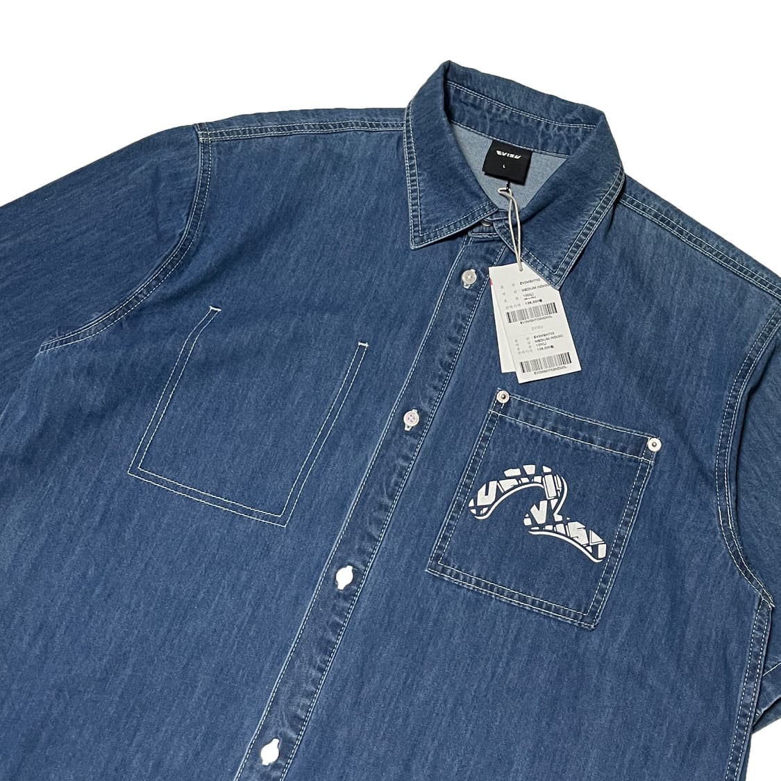 EVISU 에비수 하프 데님 셔츠 상품이미지3