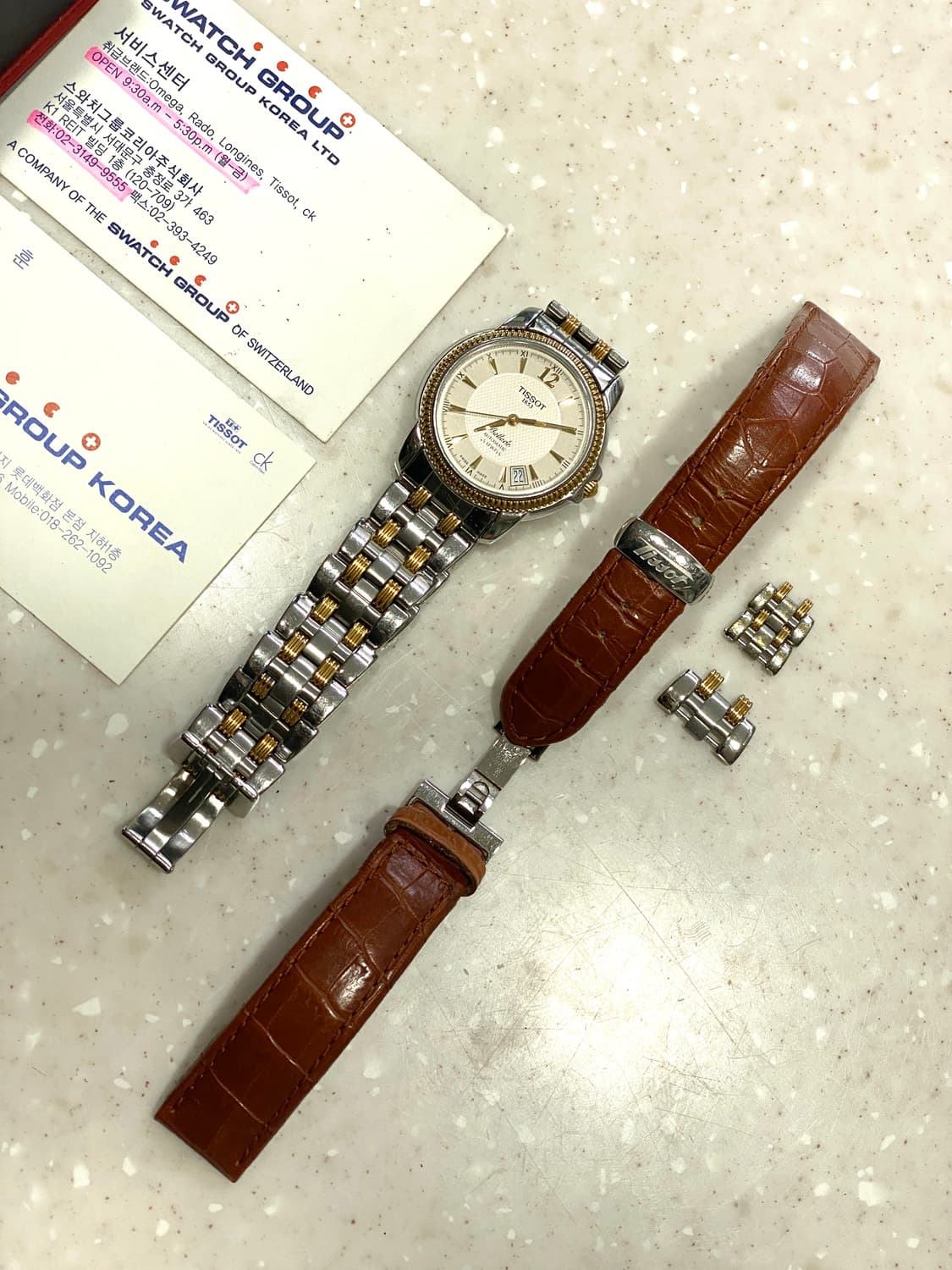 [티쏘] 정품 오토메틱 발라드 38mm 클래식 모델 상품이미지4