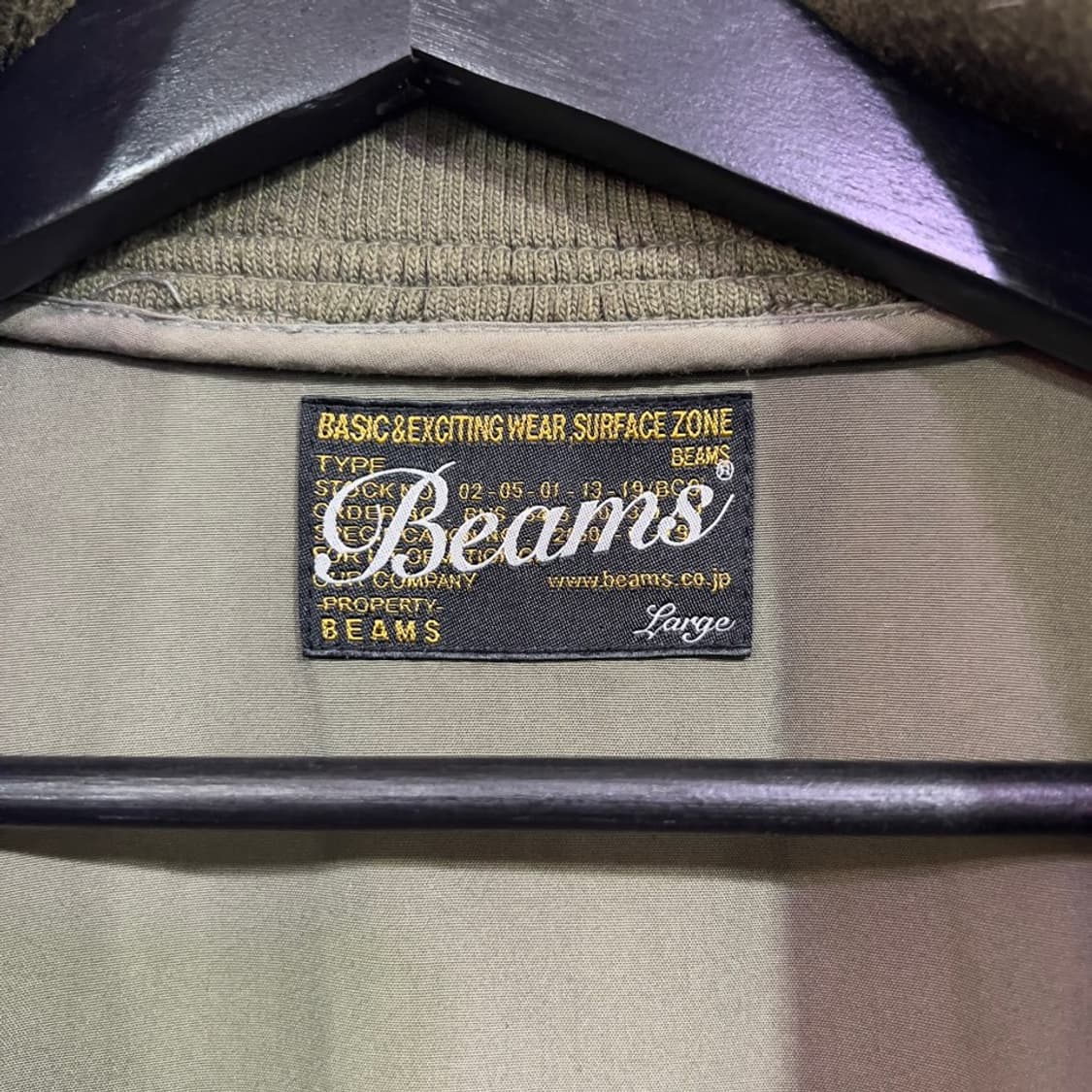 빔즈 밀리터리 자켓 상품이미지5