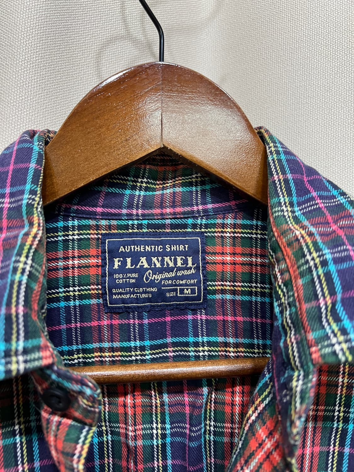 빈티지 플란넬 체크셔츠   상품이미지4