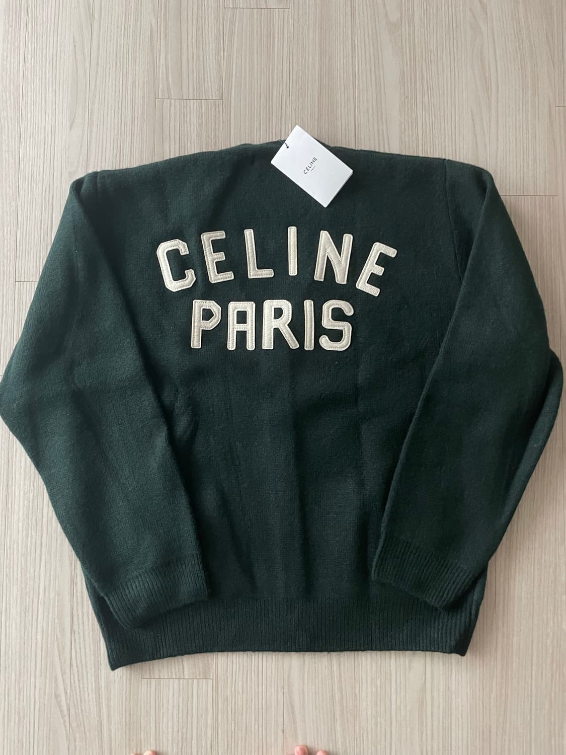 [새상품택O] 셀린느 컬리지 가디건 상품이미지1