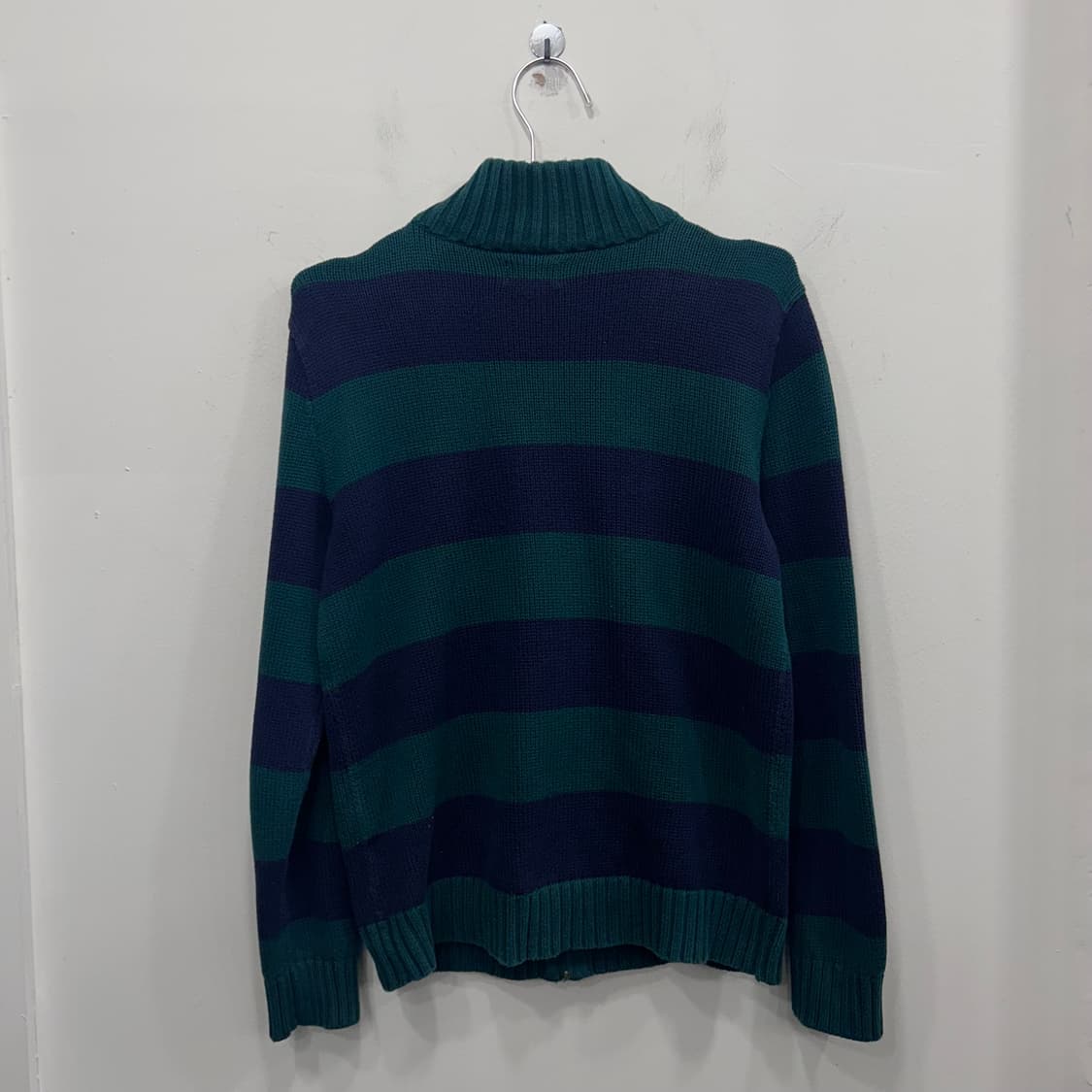 폴로 랄프로렌 스몰포니 배색 스트라이프 니트집업 상품이미지5