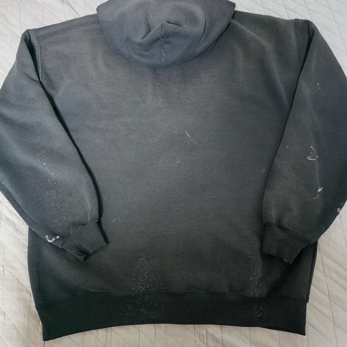 [XXL] 90s USA 빈티지 러셀 애슬레틱 후드집업 블랙 트래쉬드2 상품이미지6