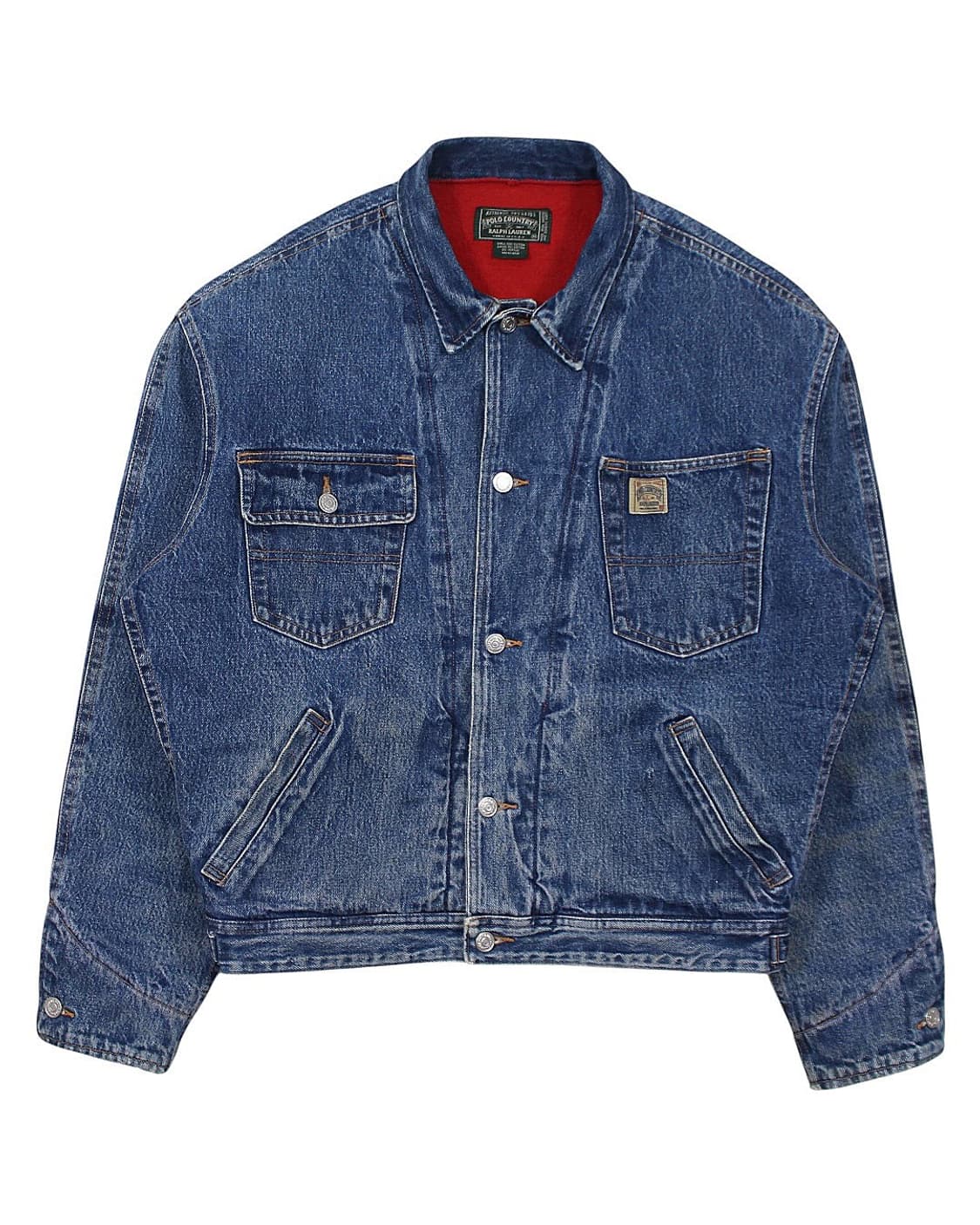 1980s USA 폴로랄프로렌 폴로컨트리 데님 자켓 빈티지 미국제 상품이미지1